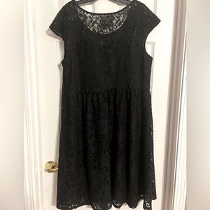 Size 18 Lace Little Black Dress